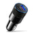 Portable USB C Car Charger with Cigarette Lighter Socket (Black)