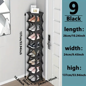 Indoor Shoe Storage with Compact Rack