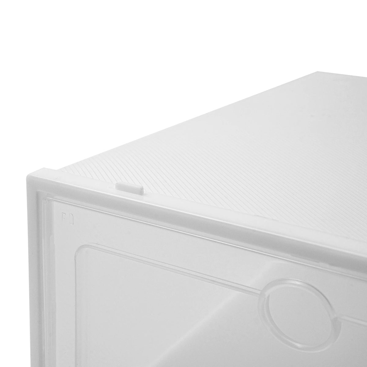 Transparent Foldable Shoe Organizer Bins 24PCS