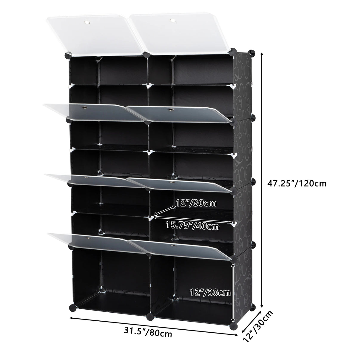 7-Tier Portable Shoe Rack Organizer for Home
