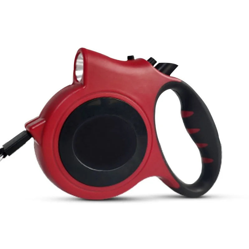 Automatic Retractable Dog Leash for Walking (Red)