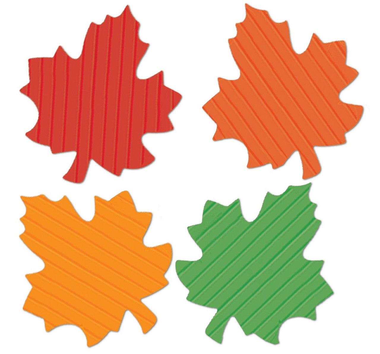 Fall Leaves Cutouts Set of 24 5.75" Thanksgiving Window Wall Decorations