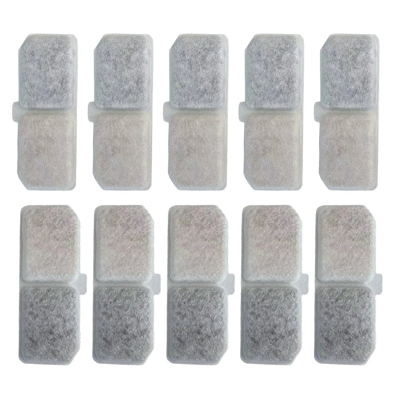 10pcs Cat Water Fountain Filter Replacement Filters