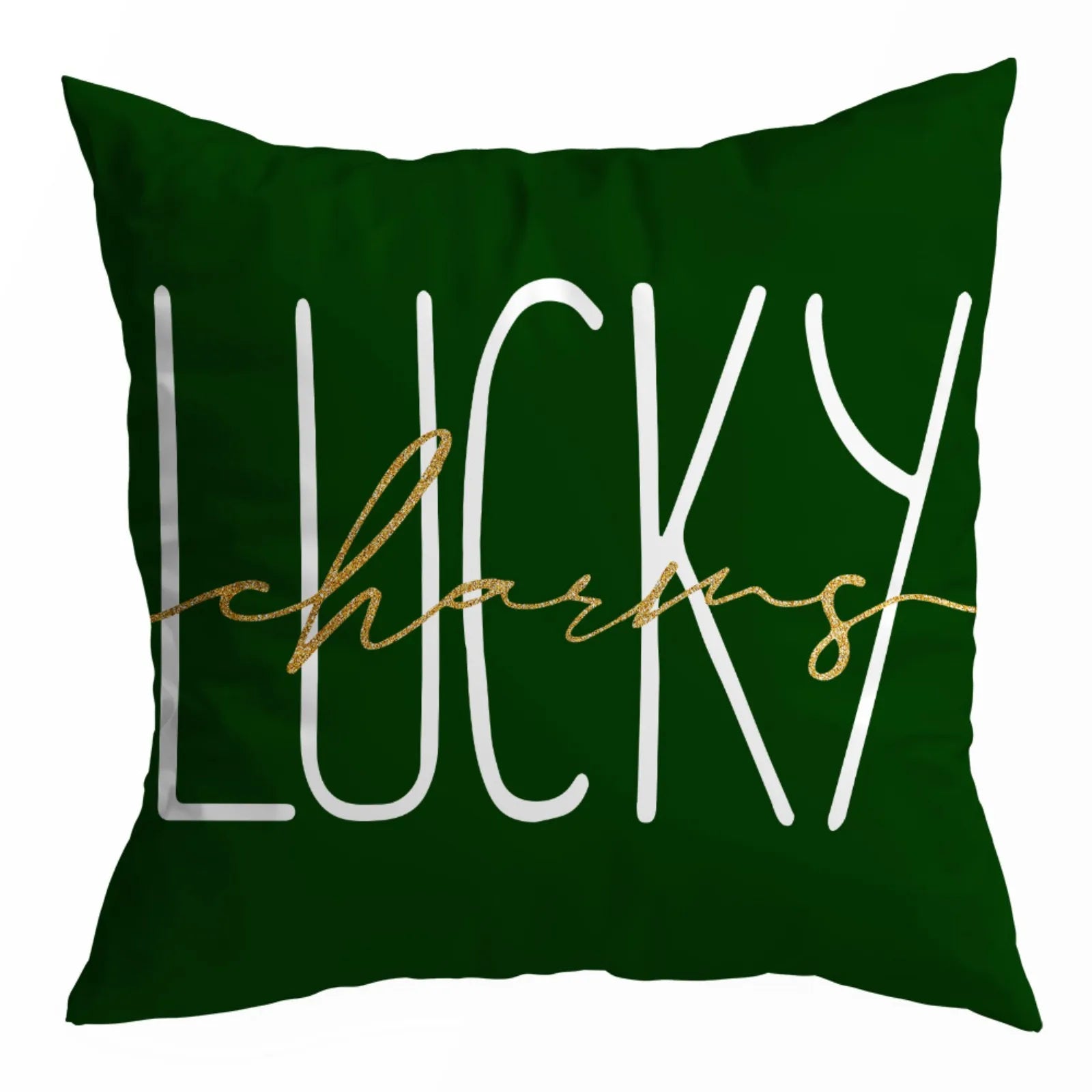 Festive Gnome Pillow Cover for St. Patrick's Day