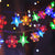 10M Christmas Snowflake Star Light Moon Star String Lights (Colorful)