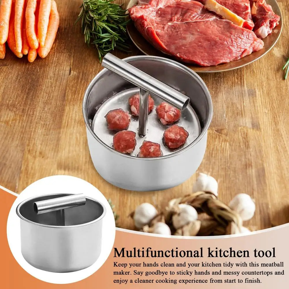 Multifunctional Meatball Maker 6-Hole Manual Kitchen