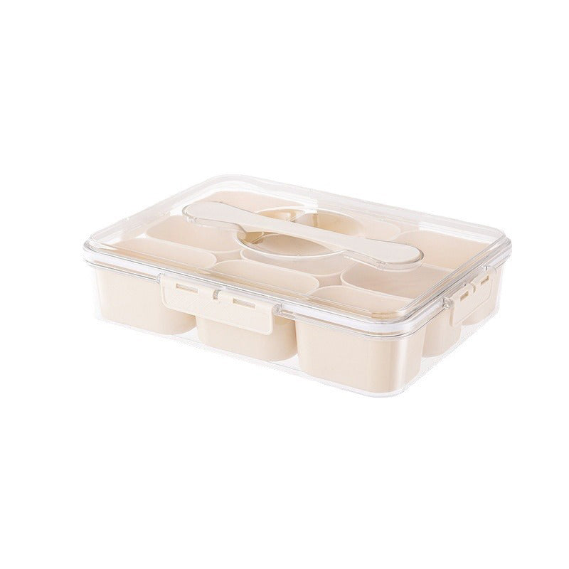 Design Sealed Snackle Storage Box with 9pcs Divider