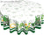 St. Patrick's Day Tablecloth 60 Inch Round Shamrock Tablecloth