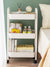 Portable 3 Layer Storage Cart Lockable Wheels Bathroom Laundry