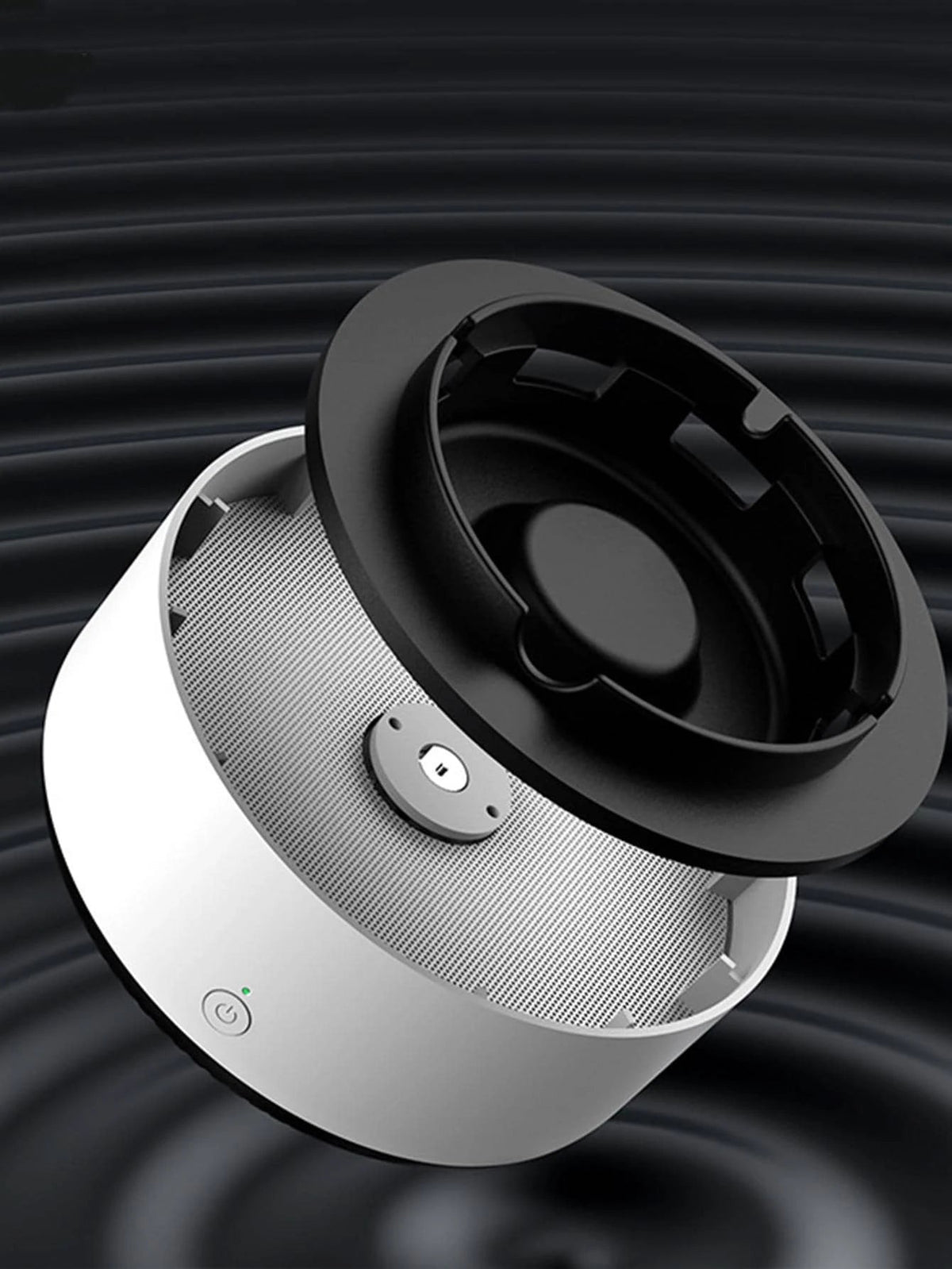 Smokeless Ashtray Purifier for Instant Odor Removal (White)