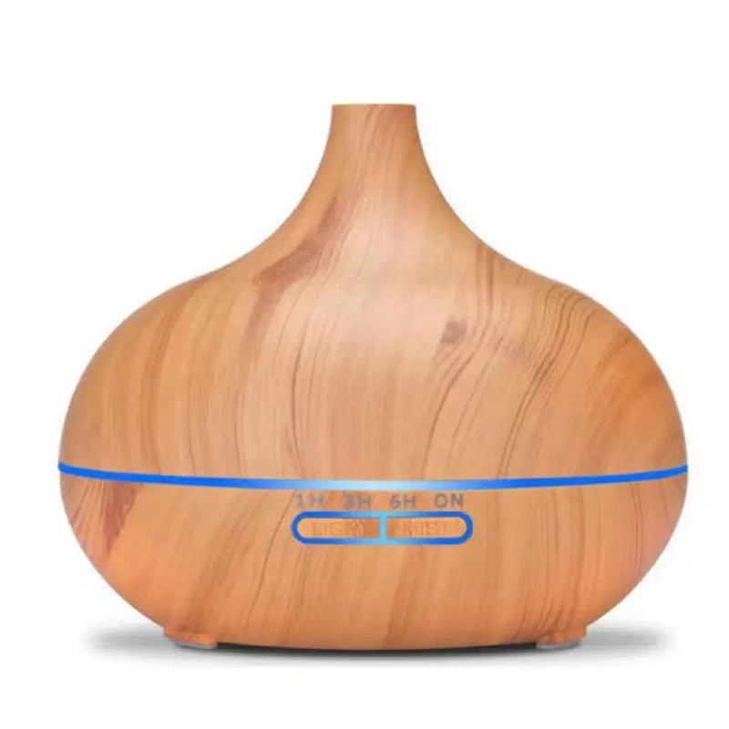 Wood Grain Humidifier Aromatherapy Diffuser for Home & Office (Light Wood)