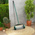 18 Inch Rolling Lawn Aerator with Splash-Proof Fender for Garden