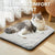 Self-Heating Pet Pad Warm Cushion Mat for Cats & Dogs (Medium, Gray)