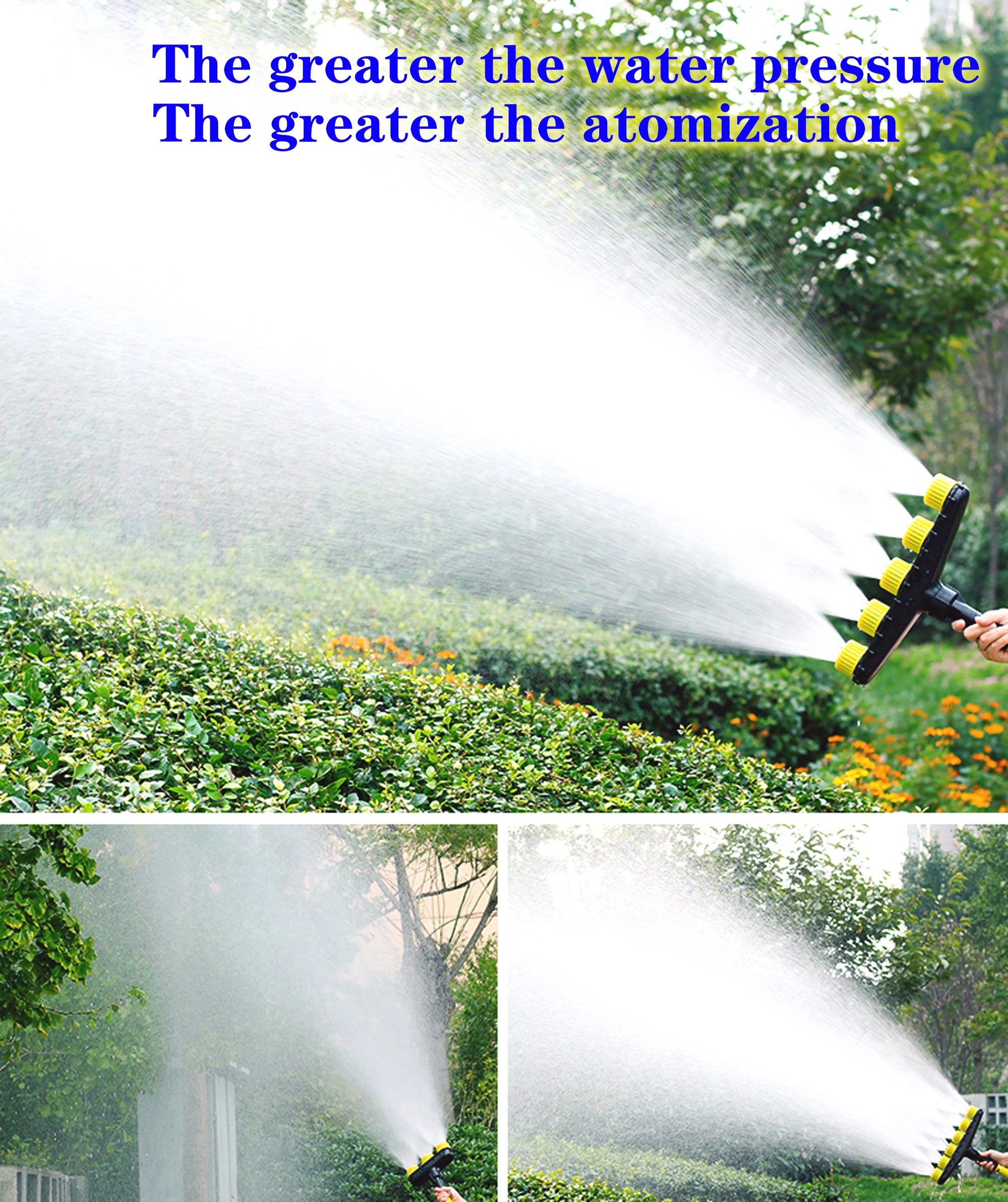 Agriculture Atomizer Nozzle 4-Way Adjustable Sprinkler for Lawns & Farms