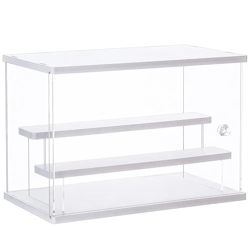 Acrylic Display Case for Collectibles for Countertop Dustproof Cube (Clear)