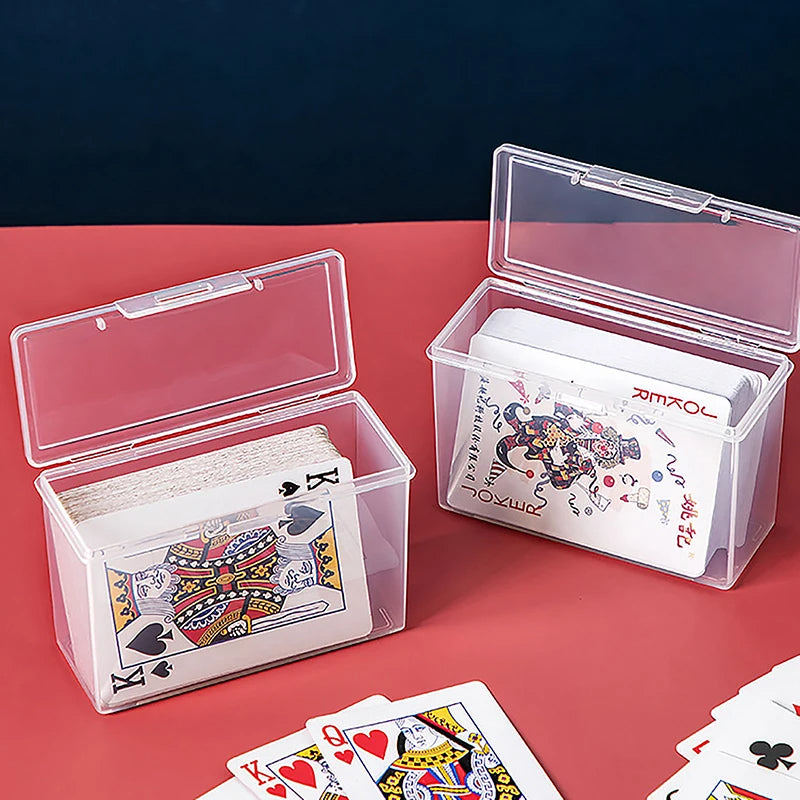 New Transparent Plastic Boxes for Playing Cards