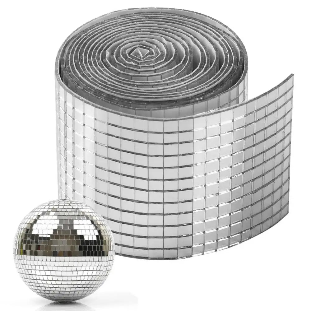 DIY Disco Ball Mirror Wall Stickers Mosaic Decor