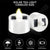 10pcs Solar Tea Light LED Candles Flameless Outdoor Waterproof Rechargeable (Warm Light)