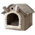 Indoor Pet House for Small Medium Dogs (Gray)