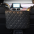 Car Seat Storage Organizer Handbag Holder Middle Console Net (Black Diamond)
