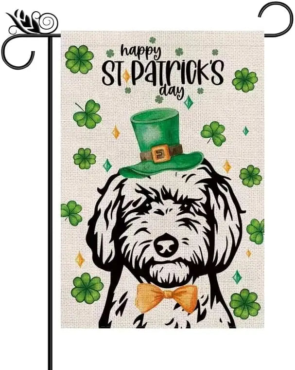 Doublesided St. Patrick's Day Garden Flag