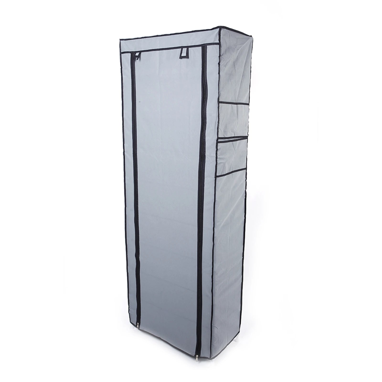 Shoe Organizer Room-Saving 9 Lattices Non-Woven Fabric Rack (Gray)