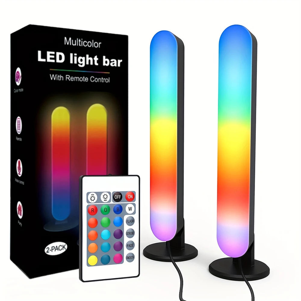 RGB Pickup Light Music Rhythm Lights Upgraded USB Rechargeable Model