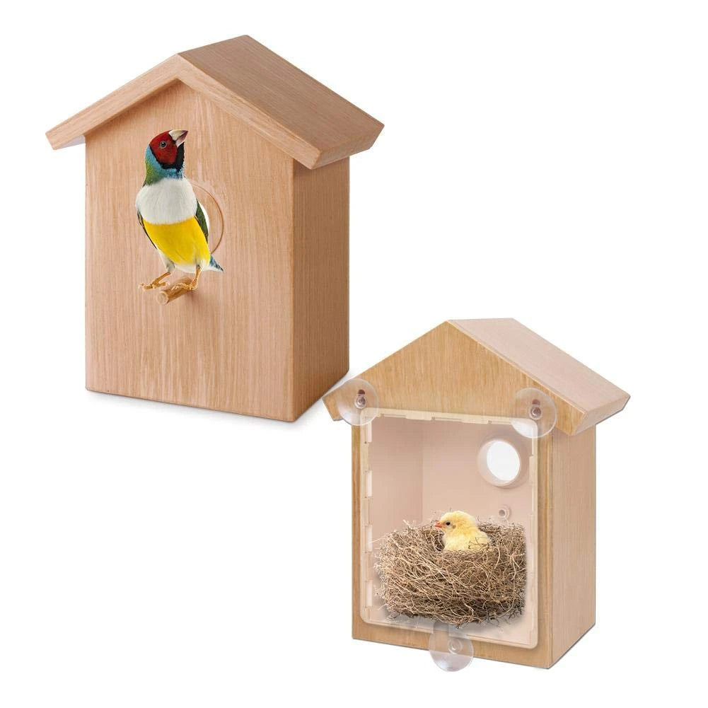 Outdoor Bird Nest with Suction Cup for Garden Decoration