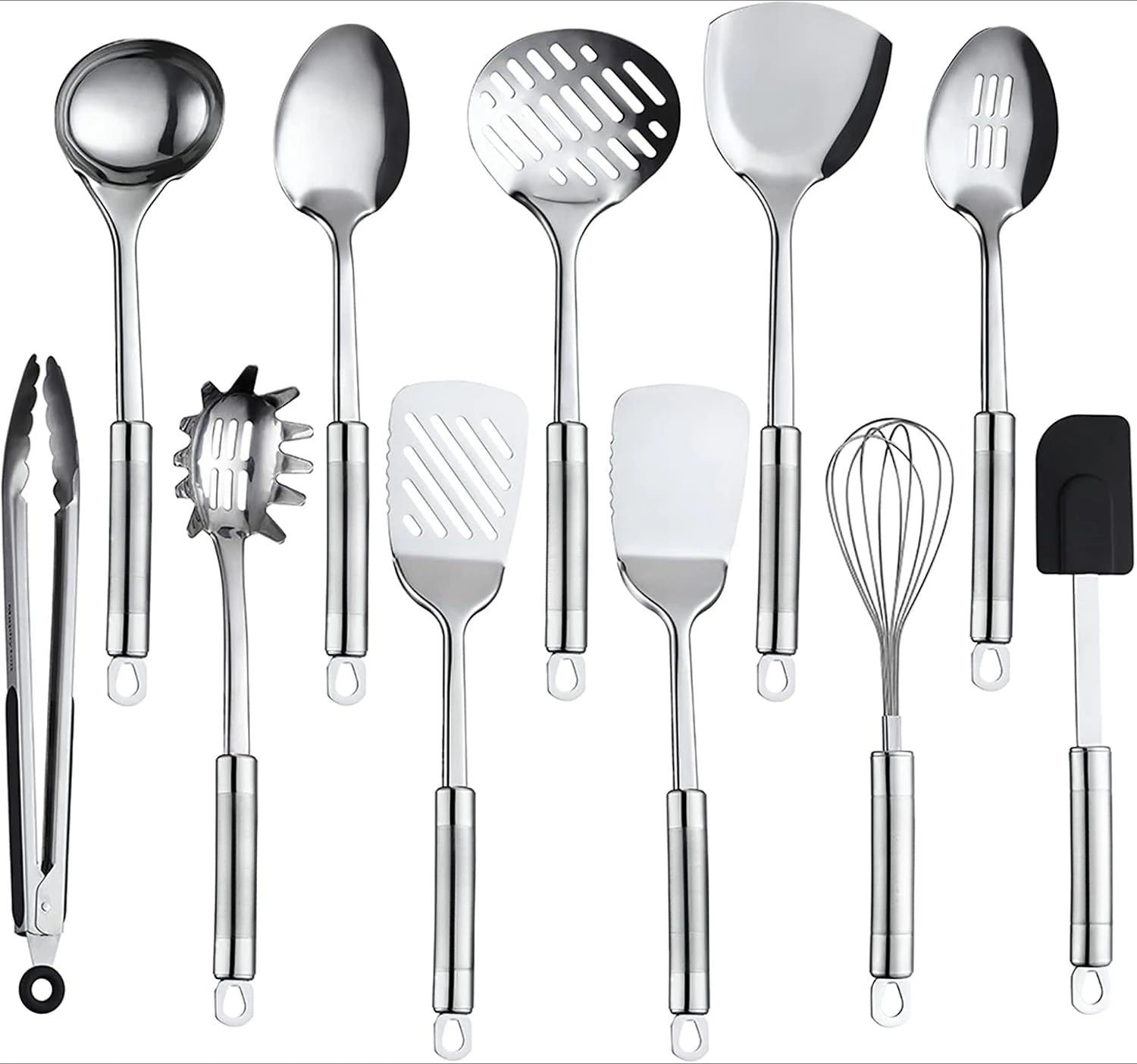 Stainless Steel Cooking Utensil 11-Piece Set Nonstick Kitchen Gadgets