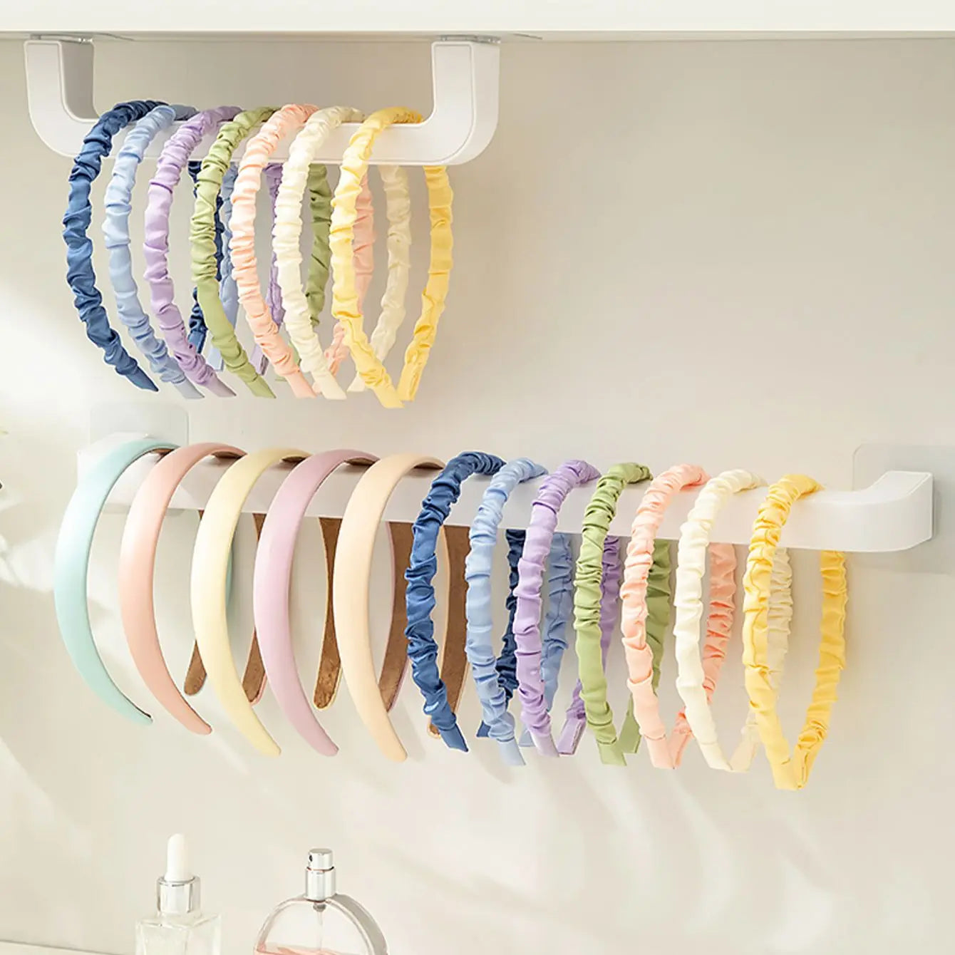 Household Hairband Storage 1 Pack No Drilling, Multifunctional Hook for Headbands (Large)