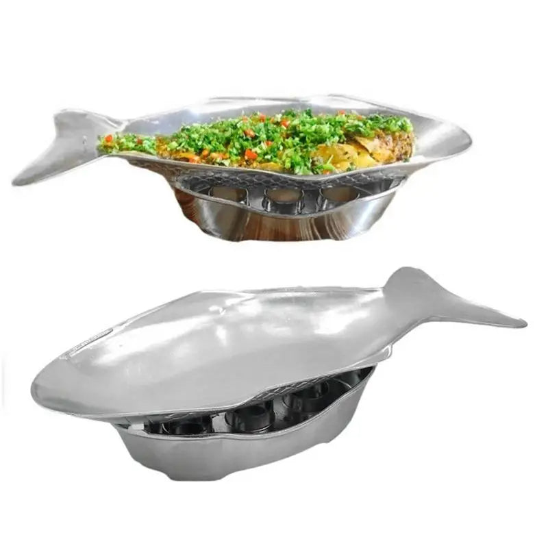 Fish Shaped Baking Tray Grill Plate for Cooking Grilling