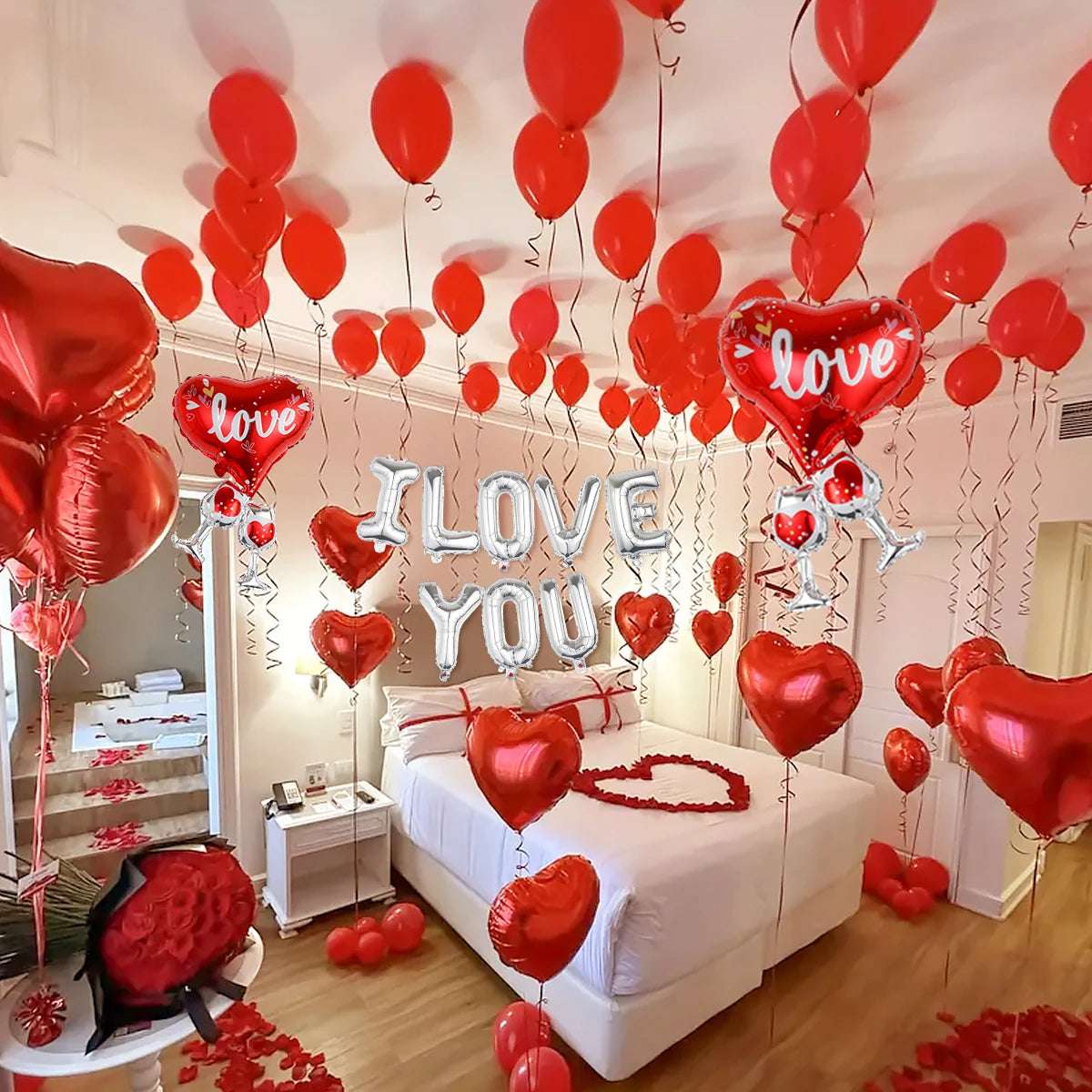 224PCS Valentine's Day Balloon Decorations Set