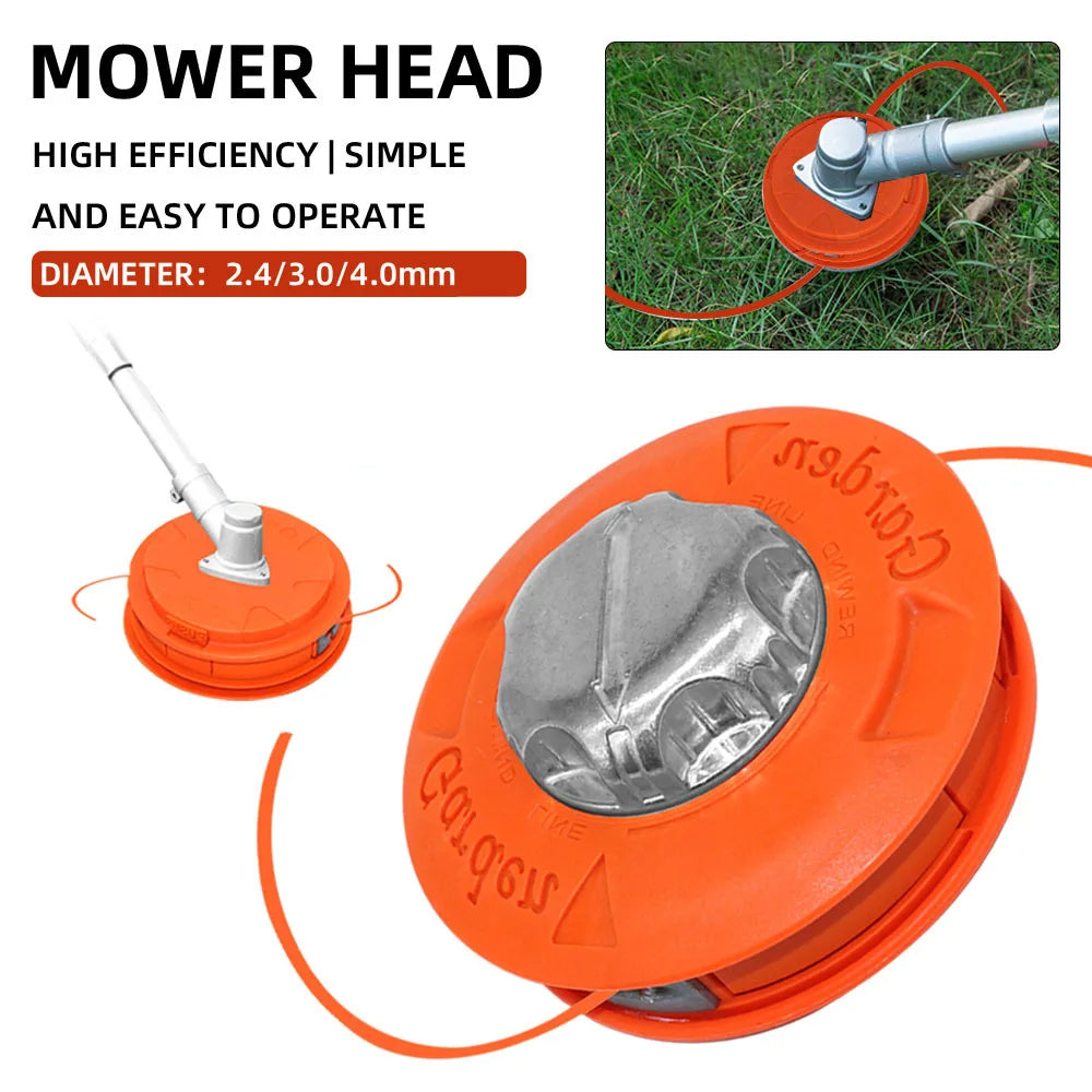 Automatic Grass Trimmer Head for Gasoline Garden Machinery