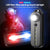 Portable Bike Warning Red and Blue Light with USB Rechargeable