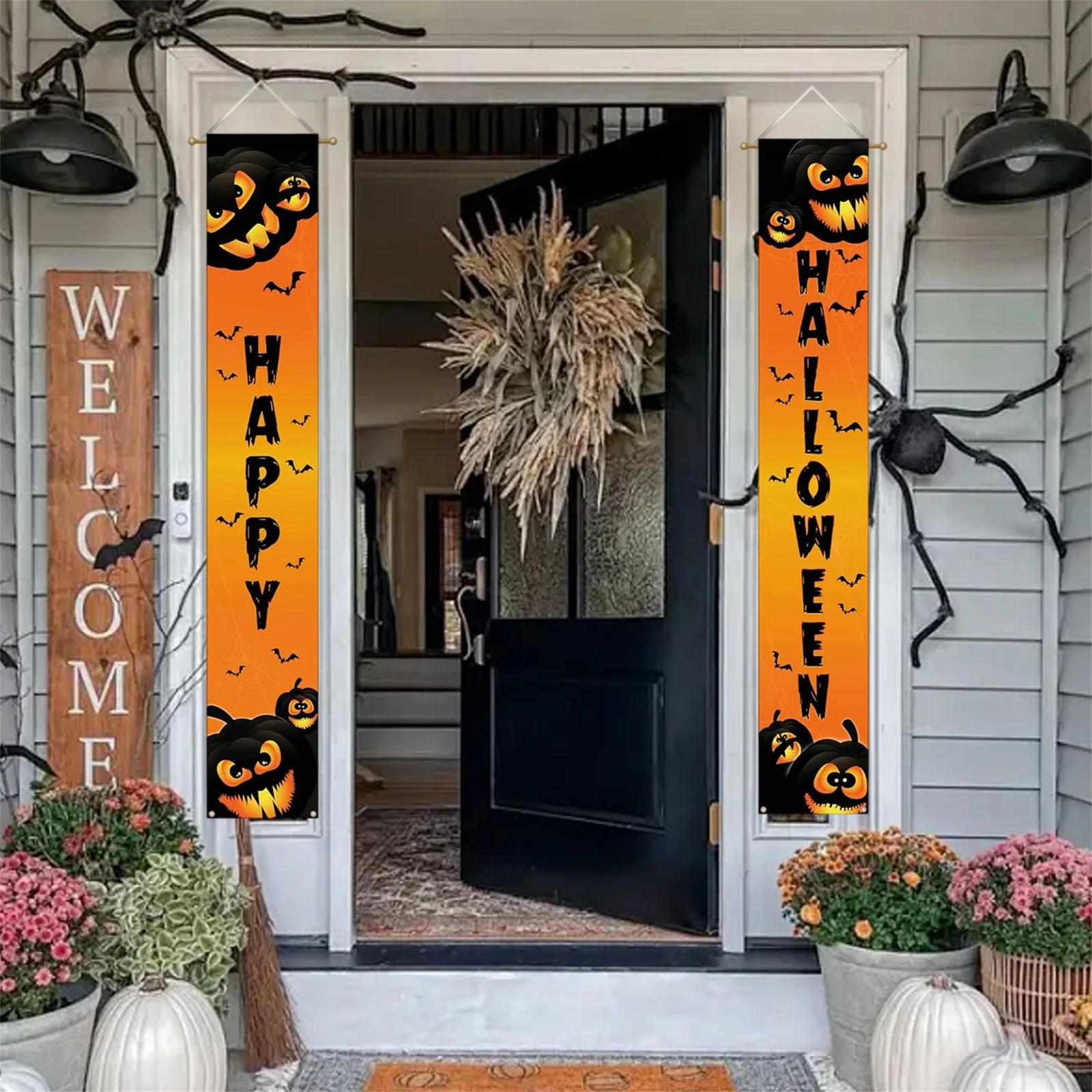 Spooky Haunted House Front Door Decoration Set