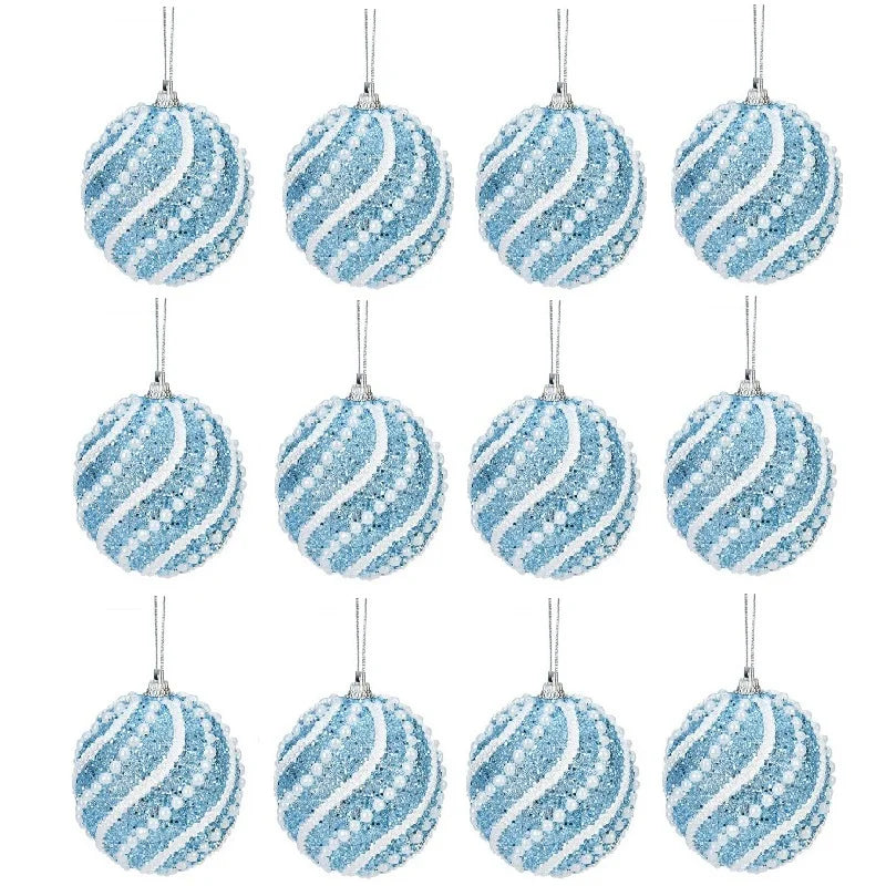12PCS Nordic Creativity Christmas Ball Ornaments