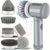 Cordless Spin Scrubber with 6 Replaceable Brush Heads