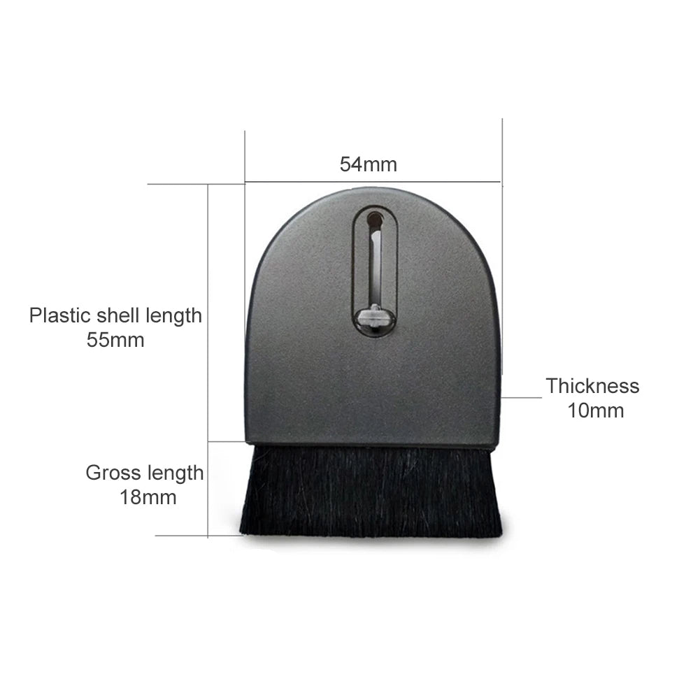 Retractable LP Cleaner Brush for Vinyl Albums