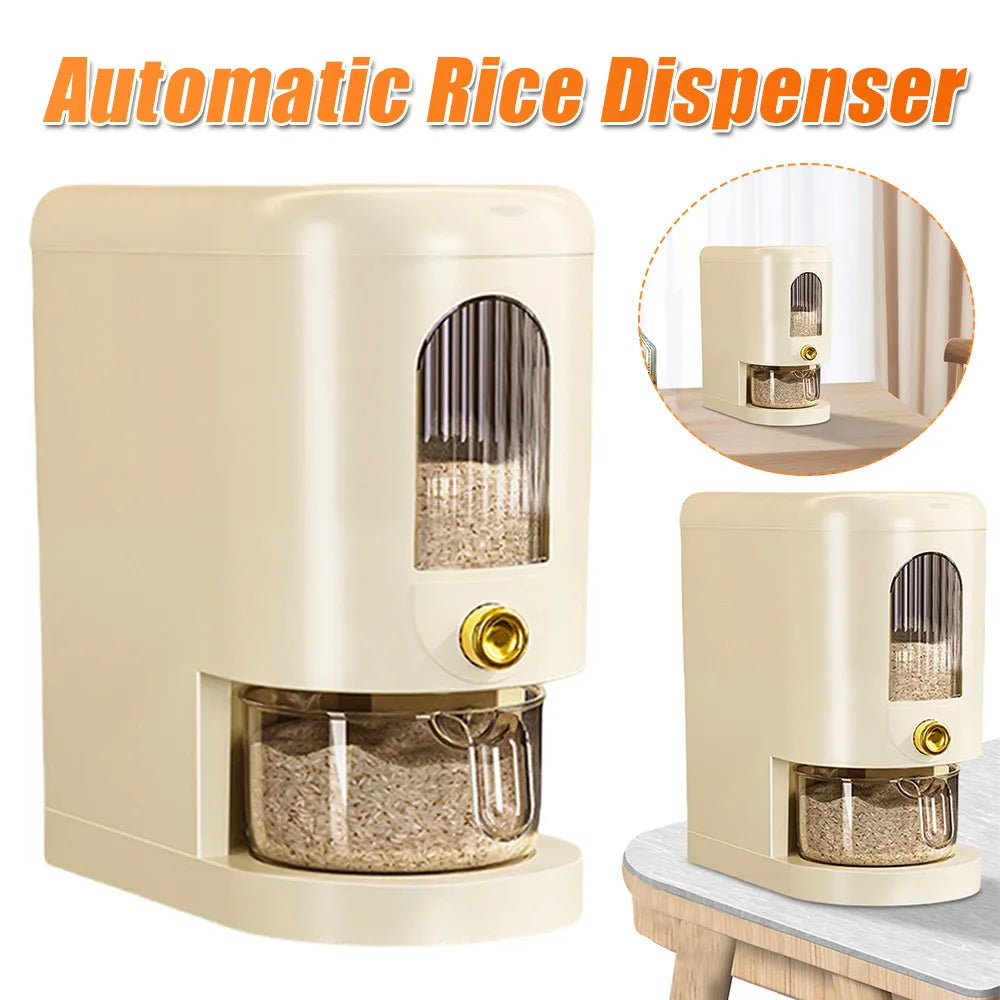Rice Dispenser 5KG Automatic Sealed Grain Container