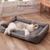 Cozy Soft Puppy Bed Breathable & Wear-Resistant Dog Cat Sofa Mat (Gray)