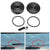 Universal Fit Aluminum Car Rear Wiper Delete Kit with Plug Caps