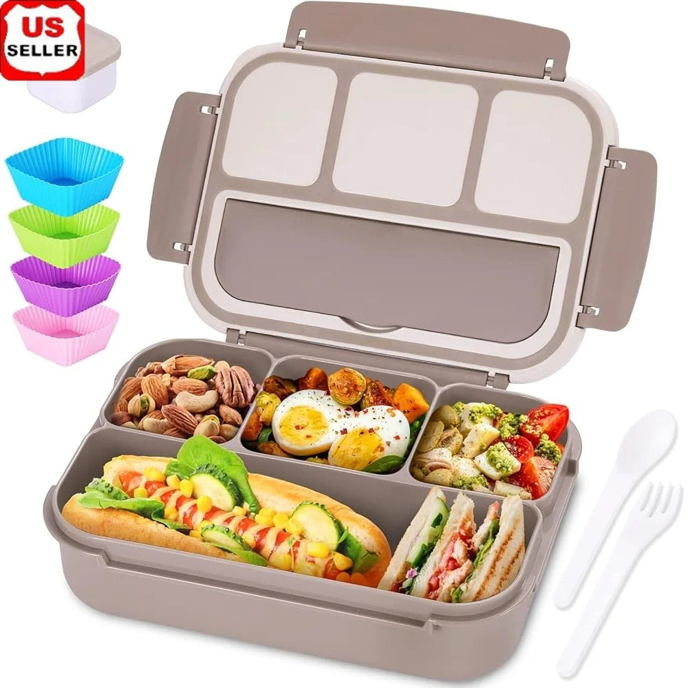 Bento Box 4-Compartment Lunch Container