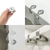 Leaf-Shaped Tablecloth Clips 4 Pieces, Stainless Steel Tables Cover Clips Holder (Silver)