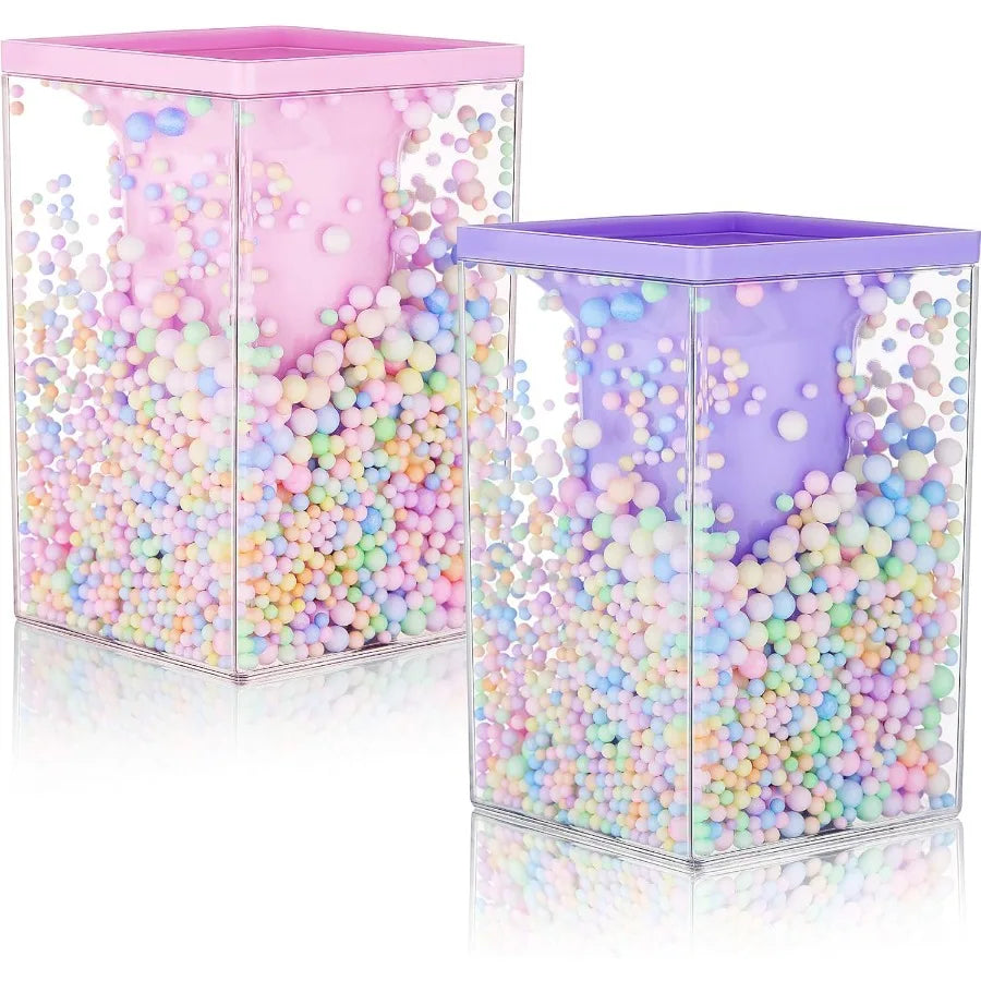 Multipurpose Desktop Organizer 2 Pieces Cute Bubble Pen Holder (Random Color)