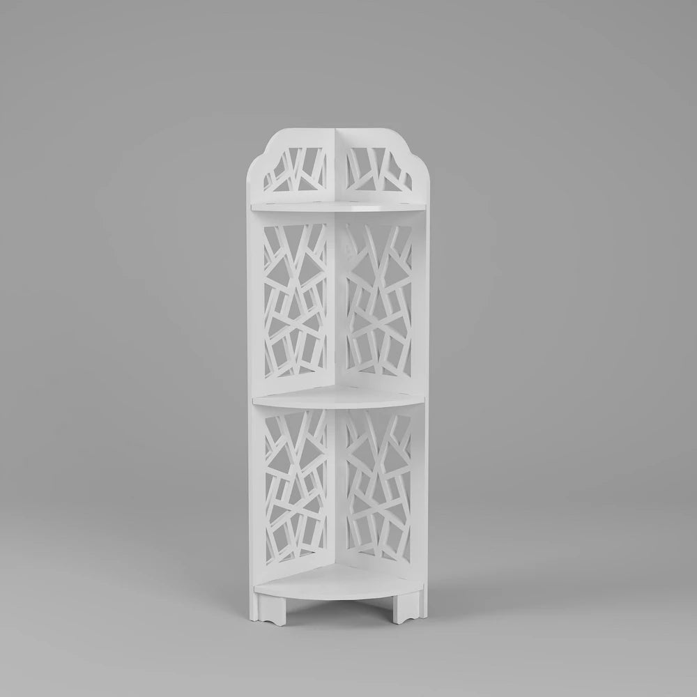 3-Tier Corner Shower Caddy Space-Saving Bathroom Storage Shelves