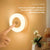 LED Night Light Wall Nights Lamp 0.6W Rechargeable Touch Light (Yellow Light)