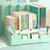 Detachable 4-Compartment Desktop File Organizer (White)