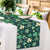 St. Patrick's Day Table Runner Linen Burlap Shamrock Clover Green Plaid