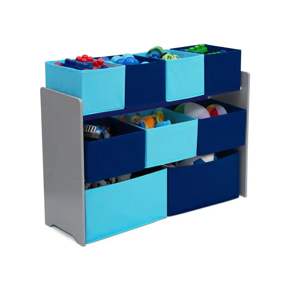 Kids Toy Organizer with Stackable Bins for Kids Room