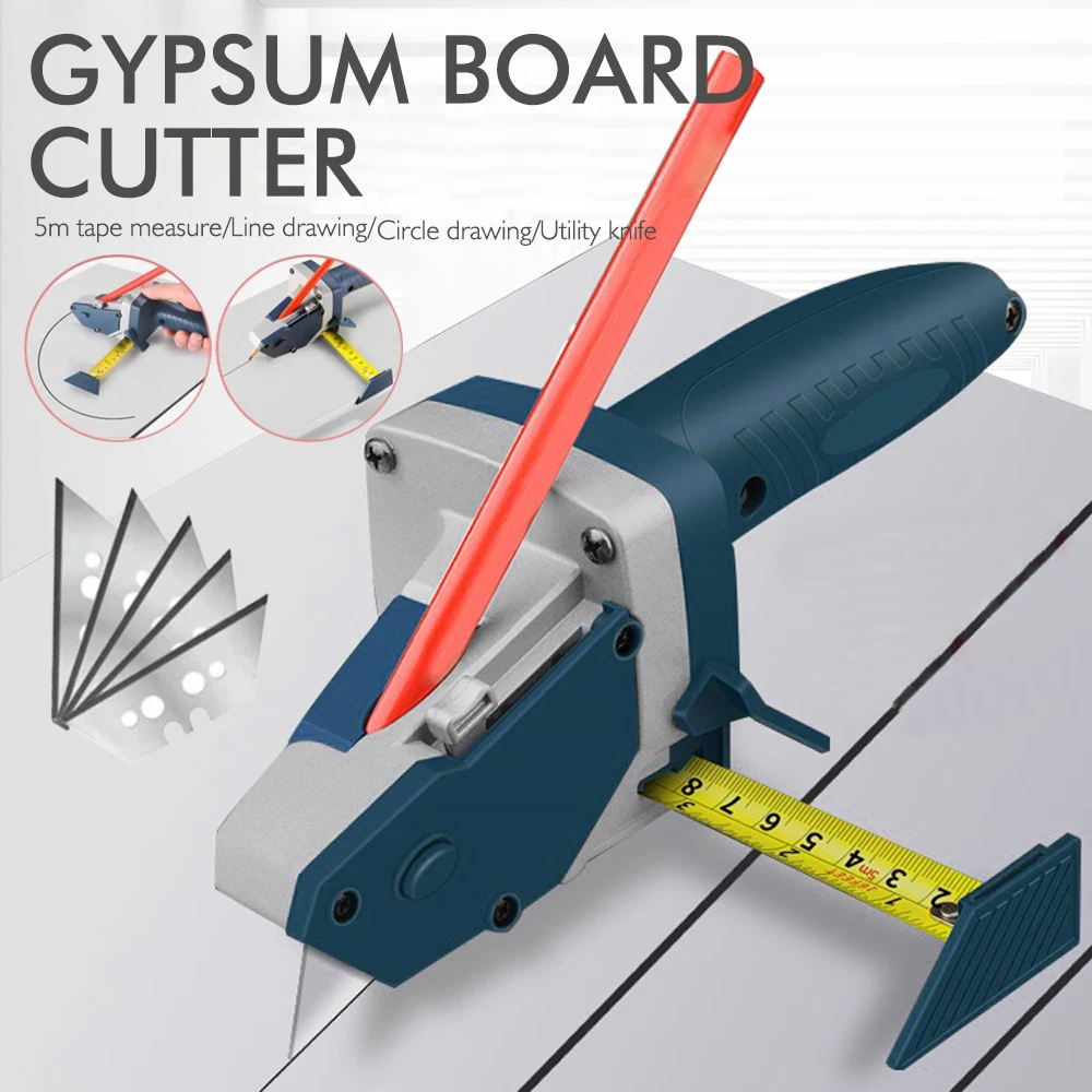 Gypsum Board Cutter Scriber Plasterboard Automatic Cutting Artifact Cutter Tool